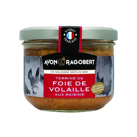 terina z kuřecích jater s rozinkami 180g od Avon & Ragobert