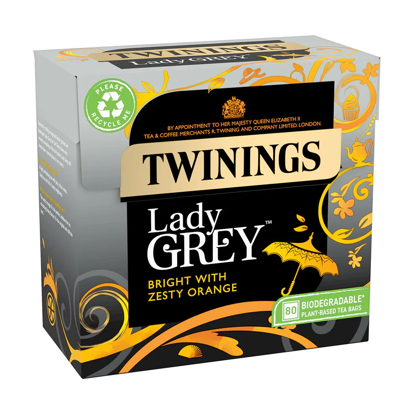 černý čaj LADY GREY 80 sáčků / 200g od Twinings