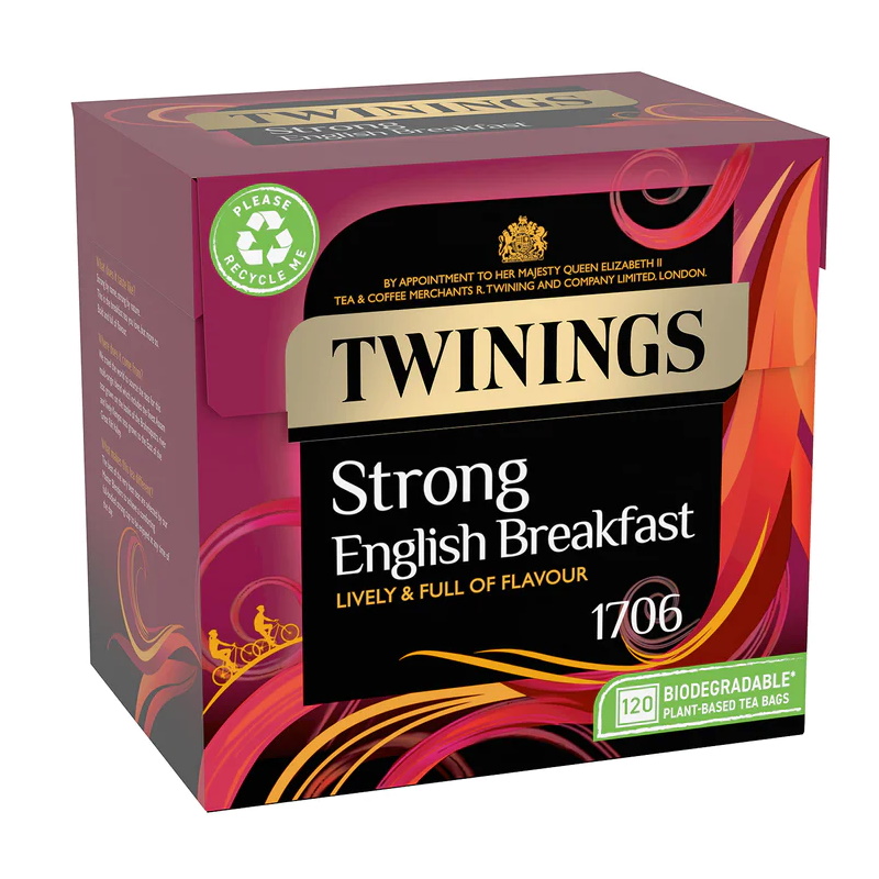 černý čaj ENGLISH STRONG BREAKFAST 120 sáčků / 375g od Twinings