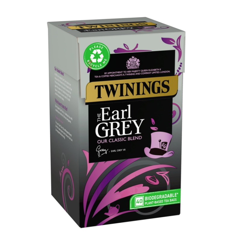 černý čaj EARL GREY (40 sáčků /100g) 