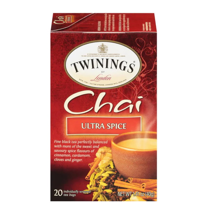 černý čaj CHAI ULTRA SPICE 20 sáčků / 40g od Twinings