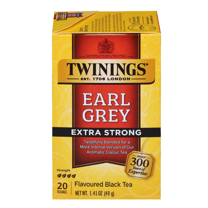 černý čaj EARL GREY EXTRA STRONG 20 sáčků / 40g od Twinings