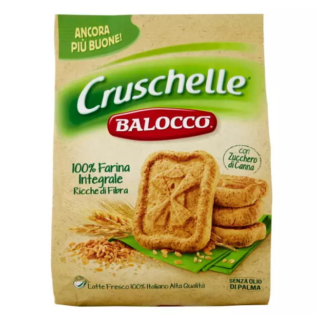 italské celozrnné sušenky Cruschelle BALOCCO 700g
