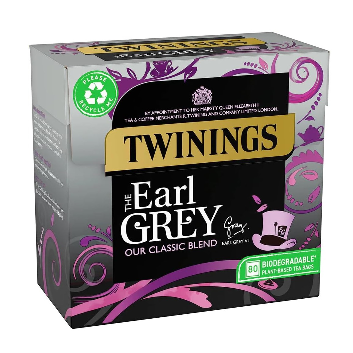 černý čaj EARL GREY 80 sáčků / 200g od Twinings