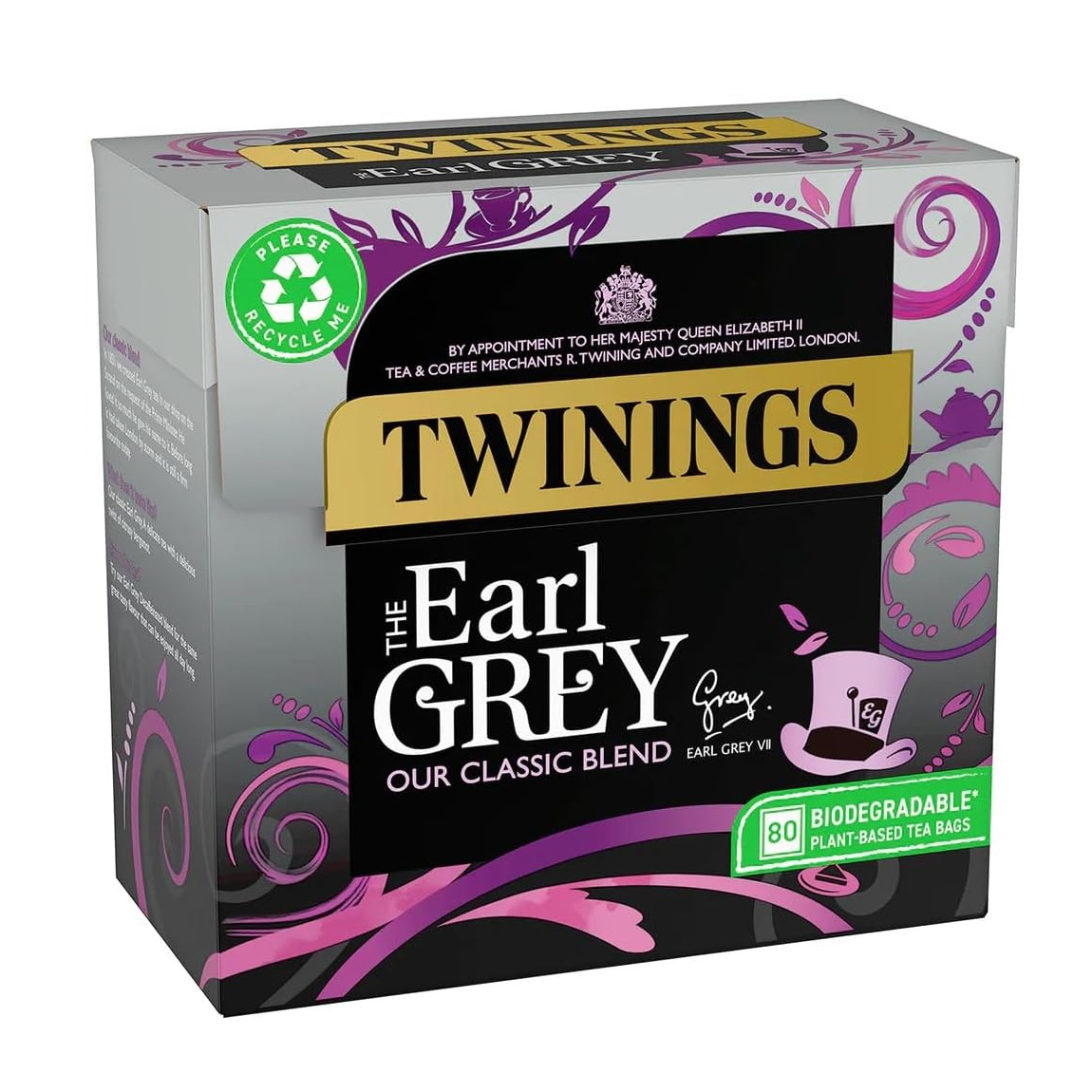 černý čaj EARL GREY (80 sáčků /200g)