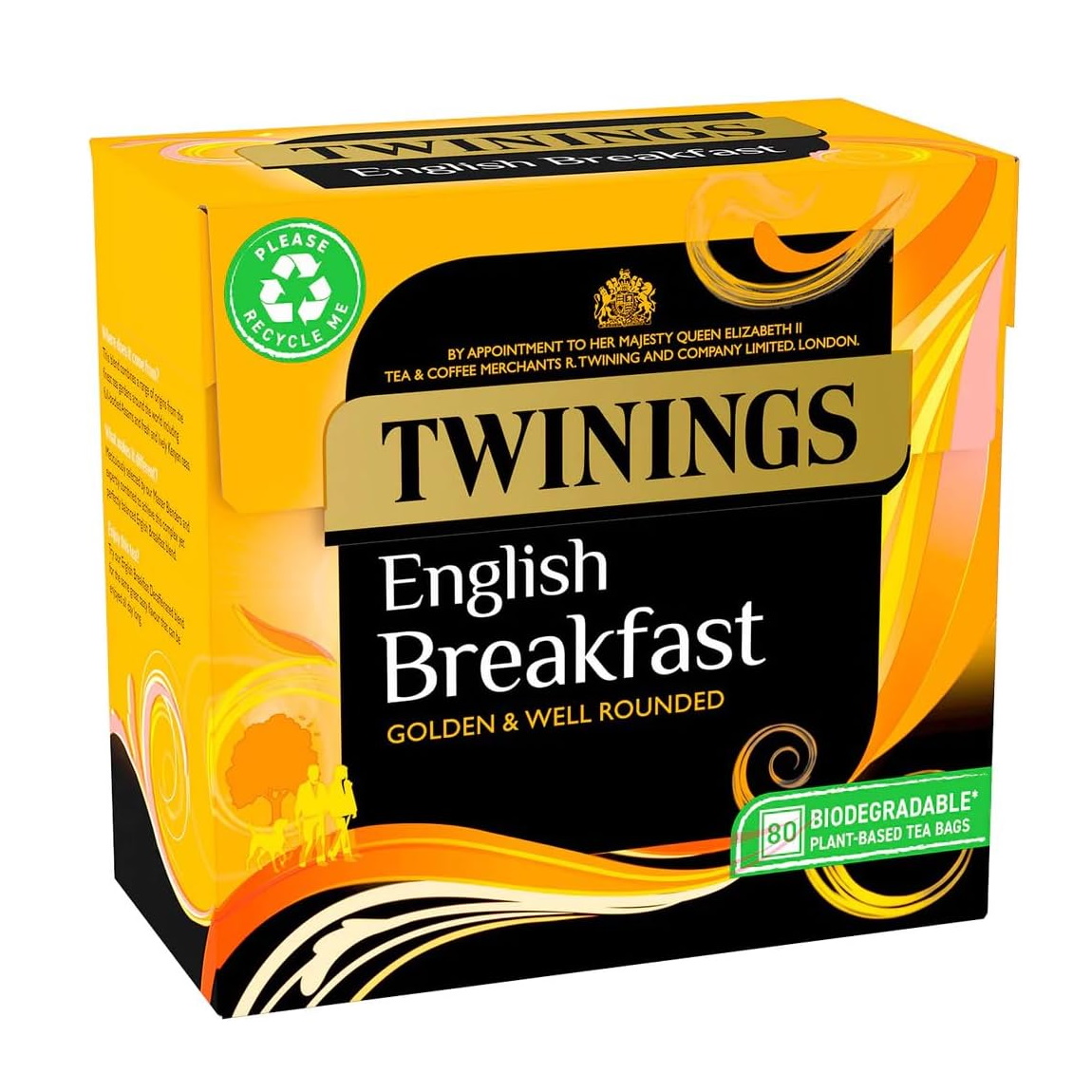 černý čaj ENGLISH BREAKFAST 80 sáčků / 200g od Twinings