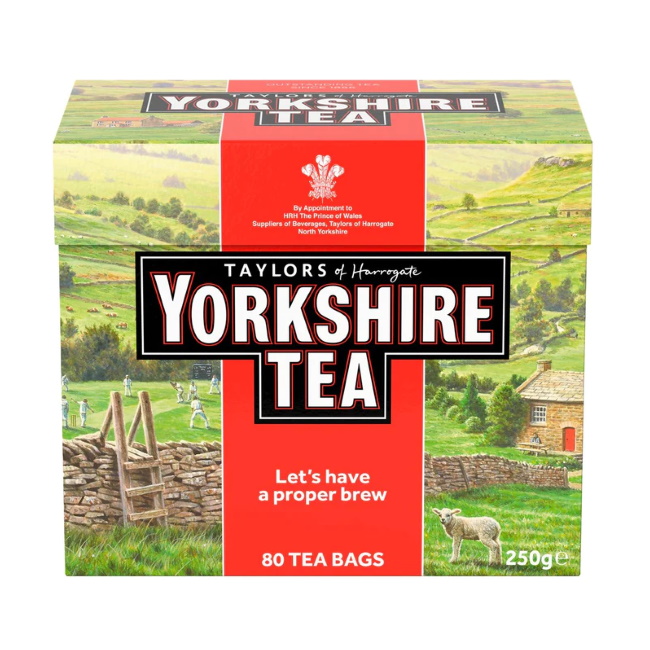 černý čaj YORKSHIRE TEA 80 sáčků 