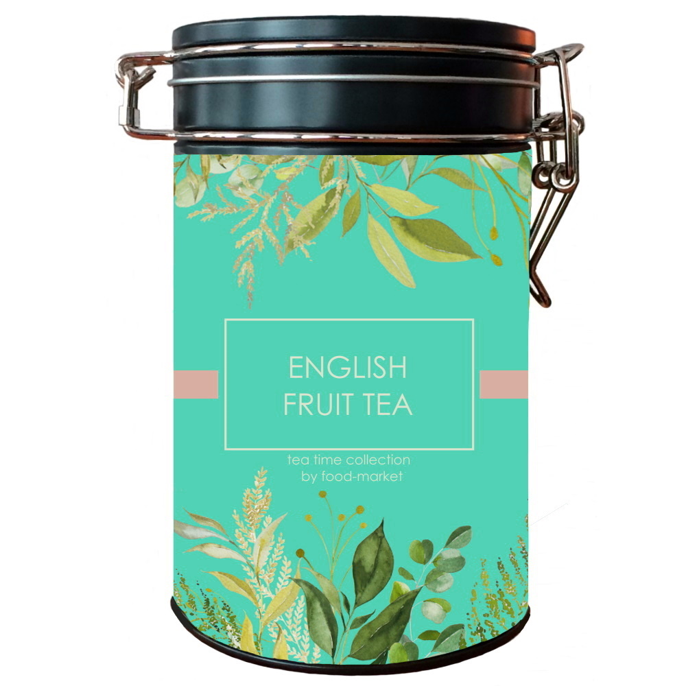anglický ovocný čaj (20 sáčků/50g) v dárkové plechovce