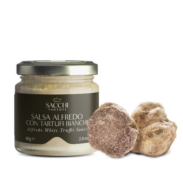 omáčka s drahocenným bílým lanýžem a sýrem Grana Padano 80g od Sacchi