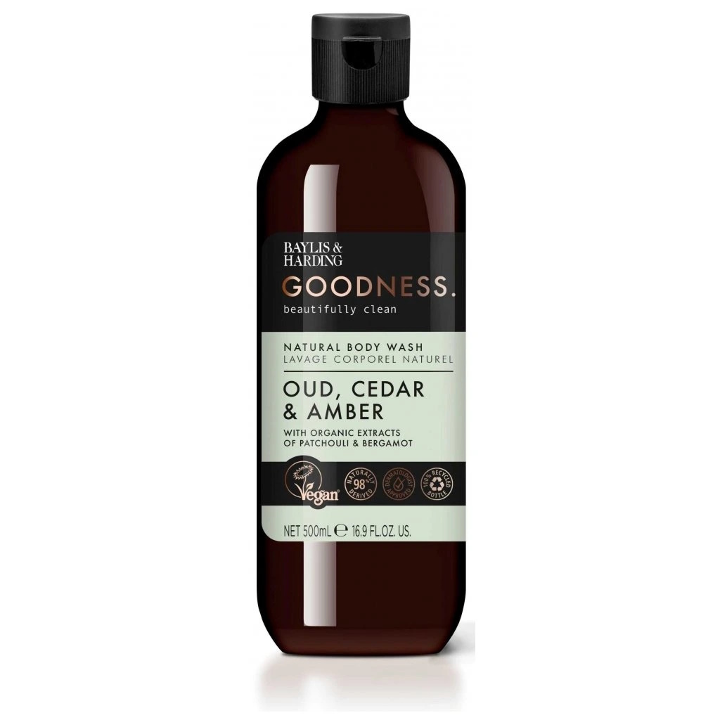sprchový gel OUD, CEDR A AMBRA 500ml od Baylis & Harding
