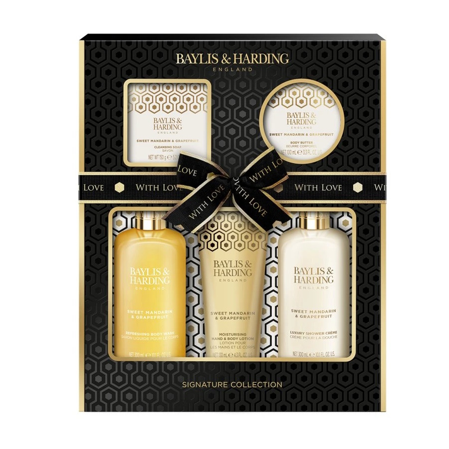 BAYLIS & HARDING - Sada péče o tělo - SLADKÁ MANDARINKA & GRAPEFRUIT - 5ks