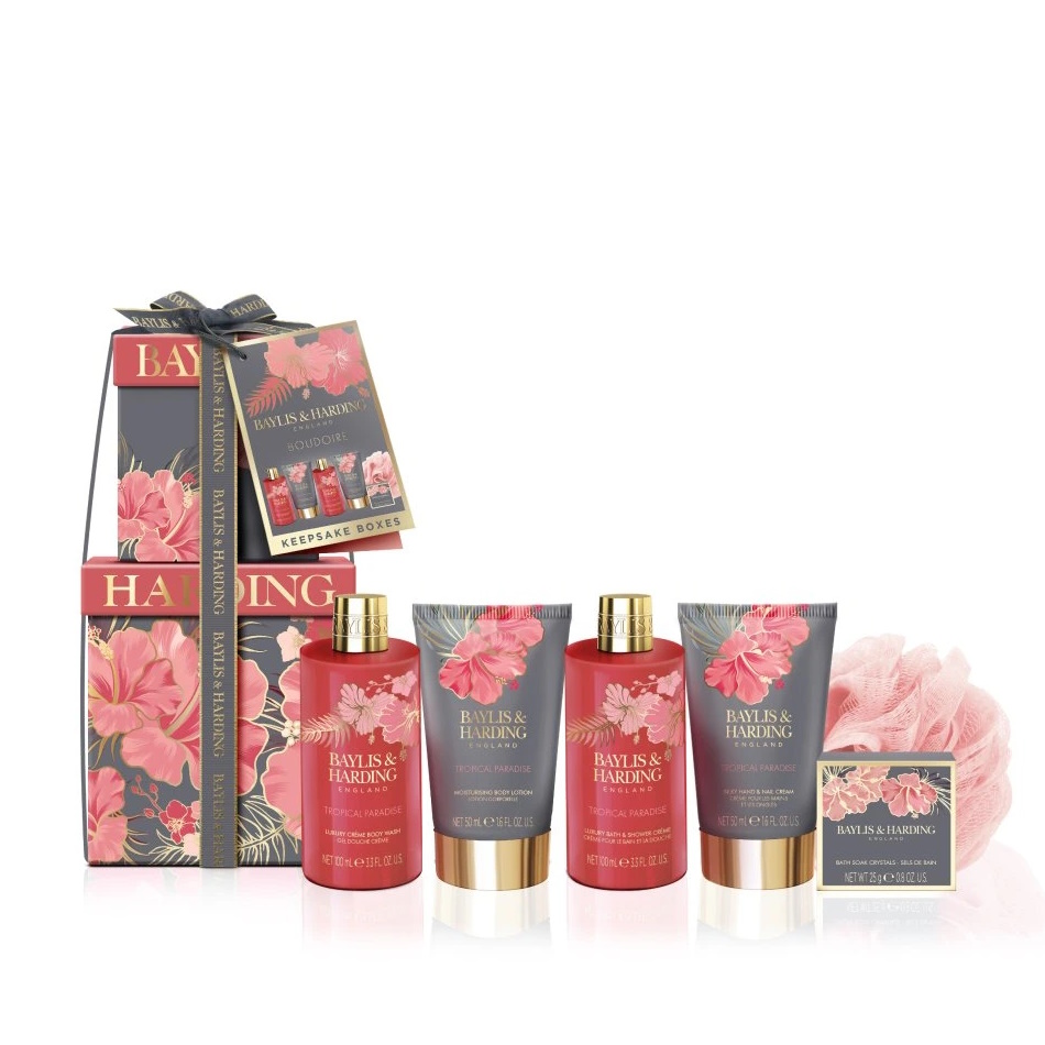 BAYLIS & HARDING - Sada péče o tělo TROPICAL PARADISE - 6ks