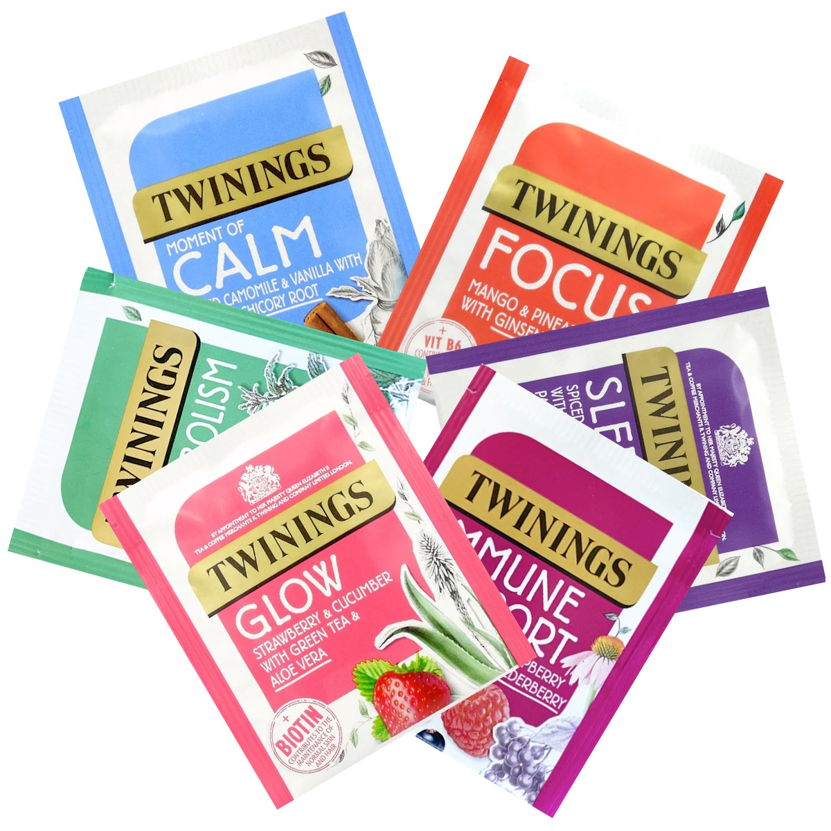 ochutnávková sada čajů SUPERBLENDS od Twinings