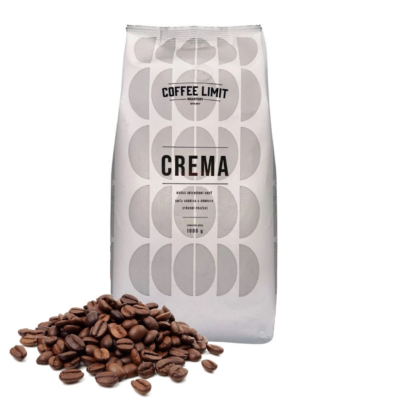 zrnková káva CREMA 1kg od Coffee Limit