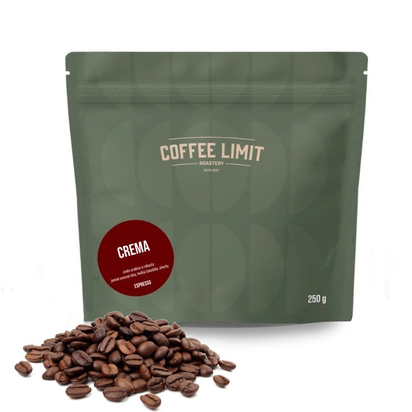 zrnková káva CREMA 250g od Coffee Limit