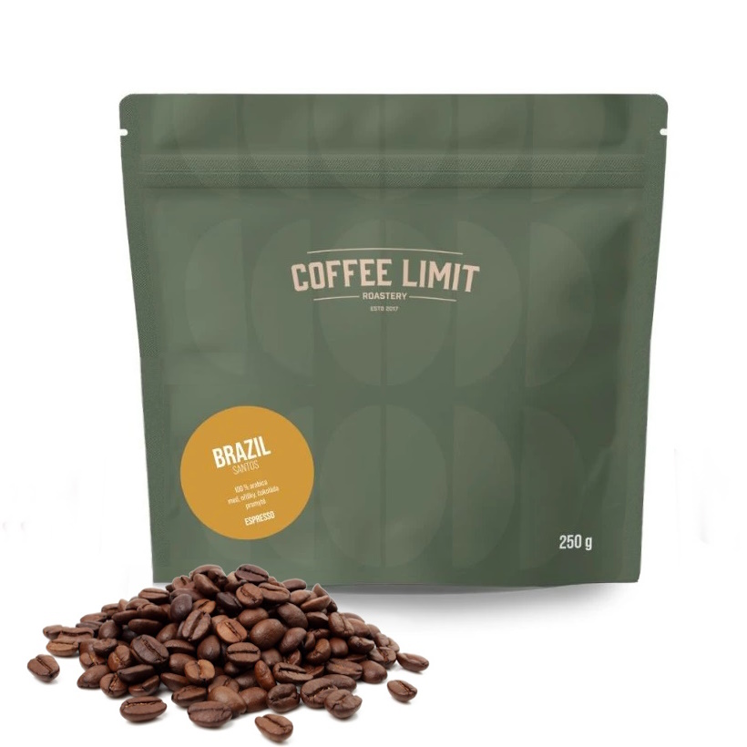 zrnková káva BRAZIL SANTOS 250g od Coffee Limit
