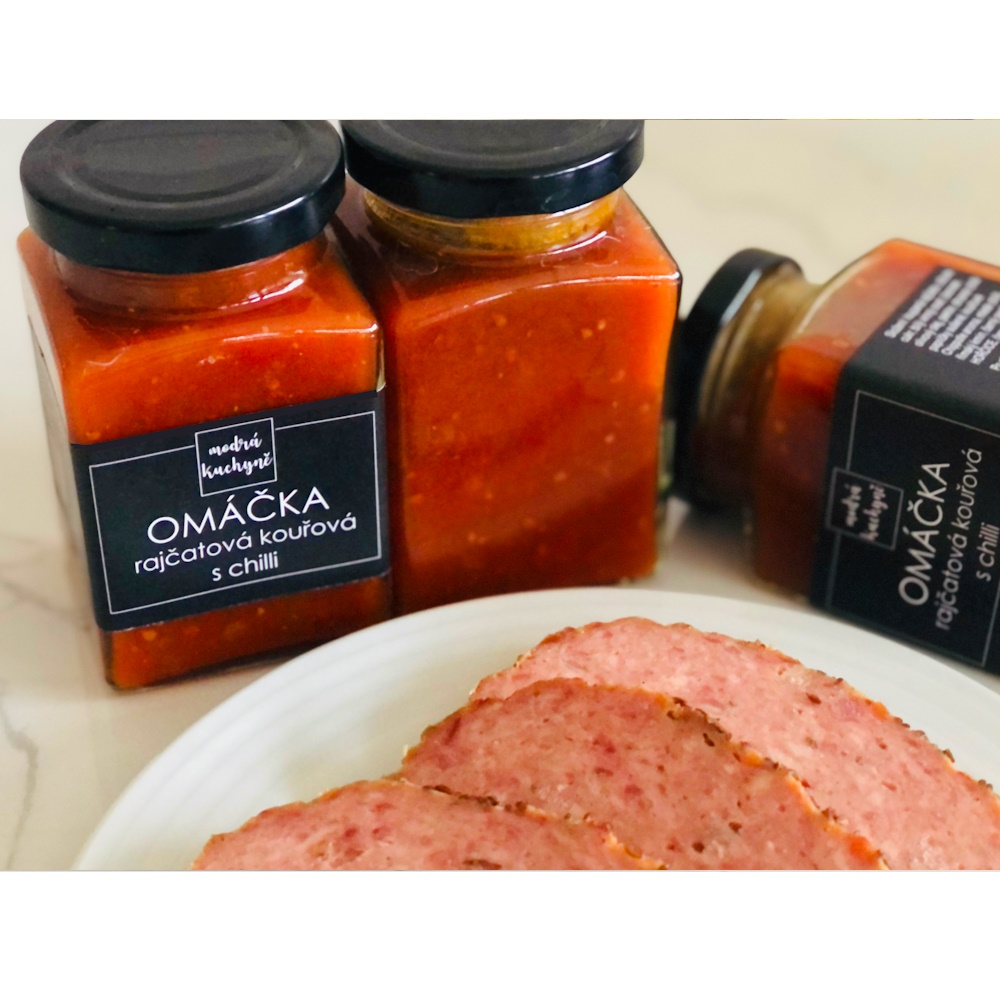 omáčka rajčatová kouřová s chilli 270g z Modré Kuchyně