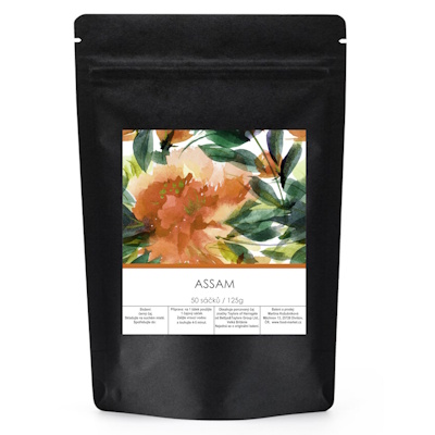 černý čaj ASSAM 50 sáčků / 125g od Taylors of Harrogate (zipový sáček / přebaleno)