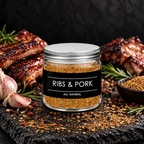 ribs & pork 140g - směs koření v dóze
